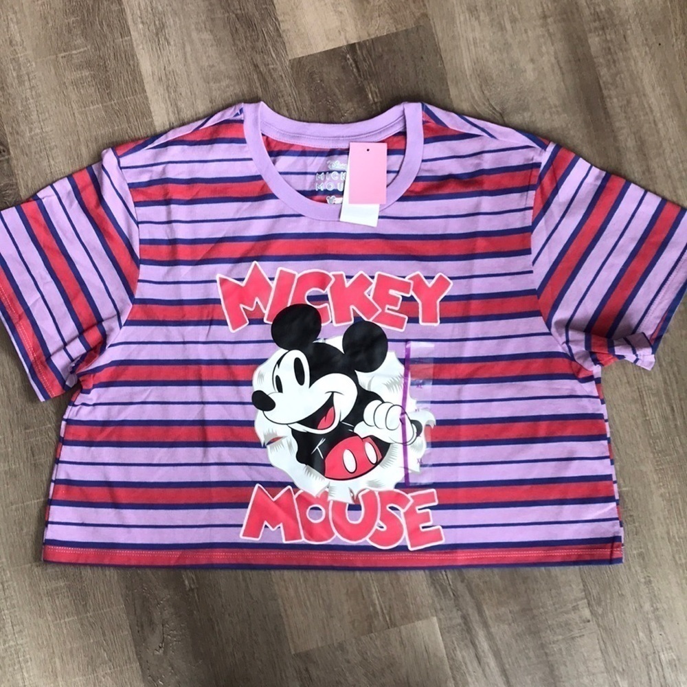 Disneys Mickey Mouse crop top for women XL